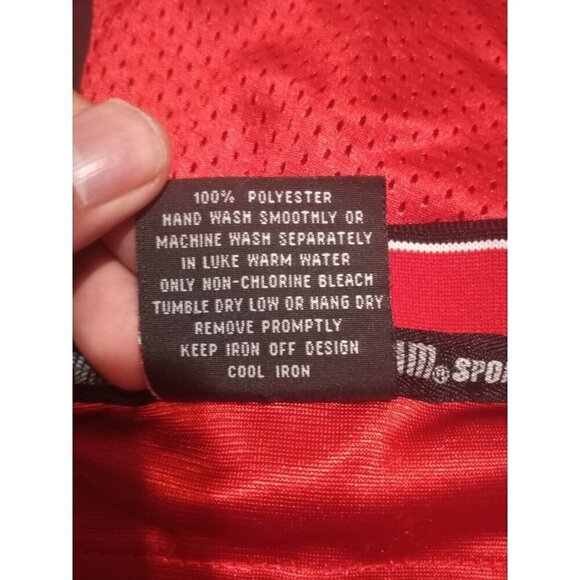 Vintage Nebraska #7 Cornhuskers Football Jersey Mens XL Stitched Red Colosseum - Picture 10 of 12